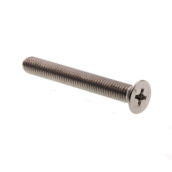 Prime-Line Machine Screw, Metric, Flat Head, Phillip Drive M5-0.8 X 40MM A2-70 Stainless Steel 10PK 9121388 - main